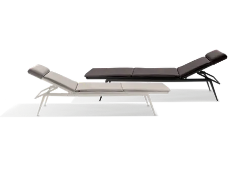 Lounger from the Tribù Branch collection