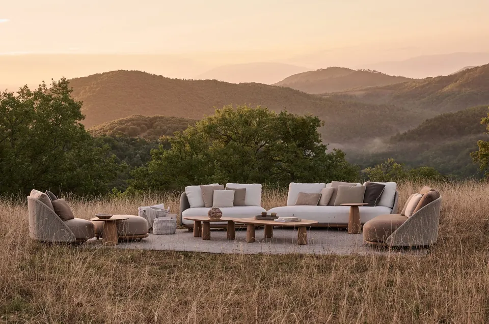 Elio outdoor furniture by Tribù